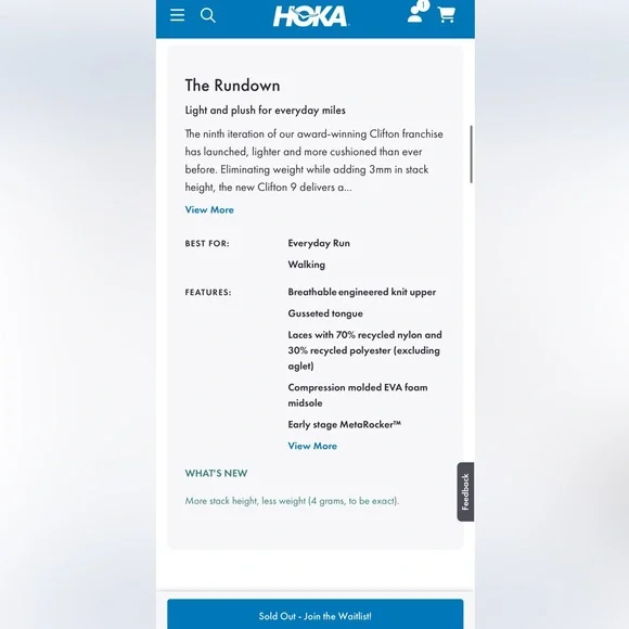 Hoka Clifton 9 - Picture 9 of 9